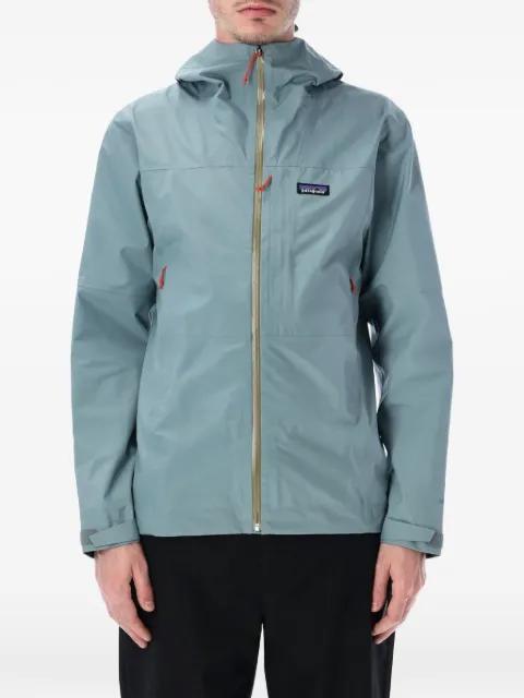 logo-patch hoodied coat by PATAGONIA