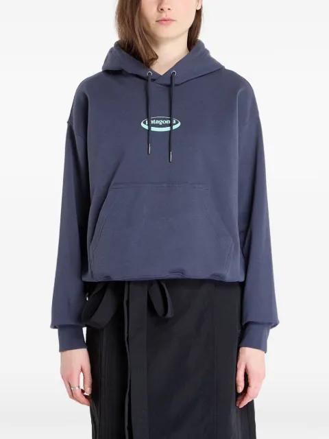 logo-print drawstring hoodie by PATAGONIA