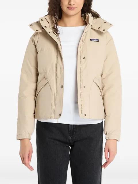 padded-design hoodied jacket by PATAGONIA