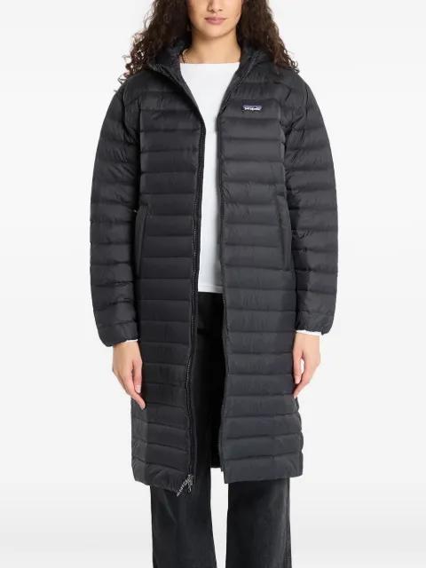 quilted hoodied parka coat by PATAGONIA