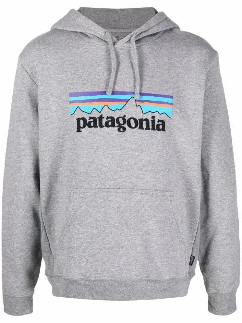 recycled logo-print hoodie by PATAGONIA