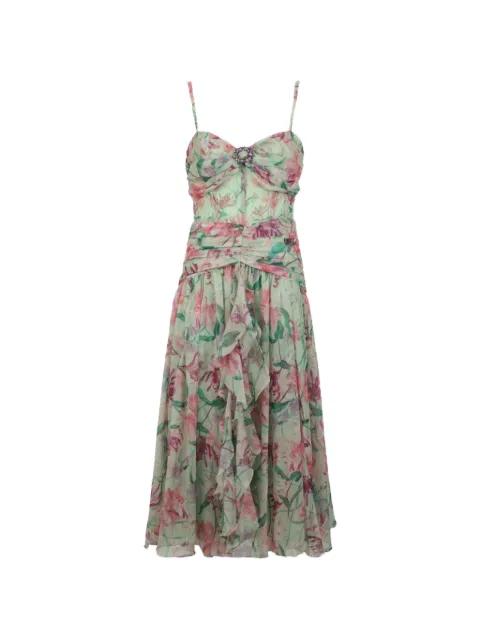 Honey Flower ruffled dress by PATBO
