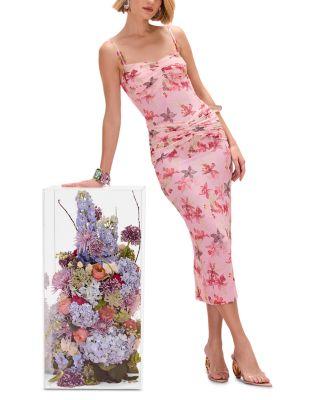 Orchid Bloom Midi Dress by PATBO