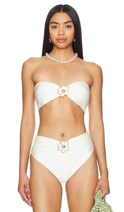 PatBO Bandeau Top in White by PATBO