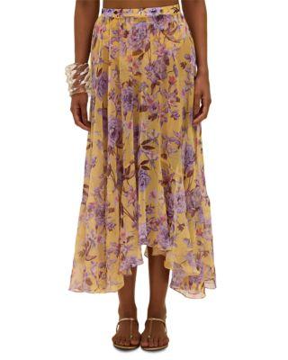 Peony Print Skirt by PATBO