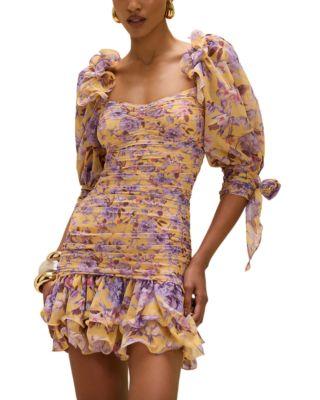 Peony Ruched Mini Dress by PATBO