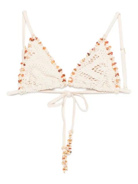 beaded bikini top by PATBO