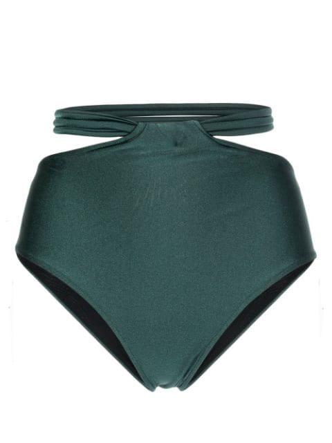 cut-out high-waisted bikini brief by PATBO