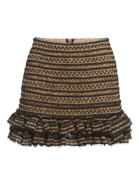 ruffled mini skirt by PATBO
