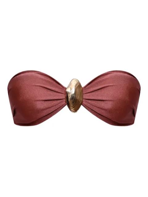 seashell detail bikini top by PATBO