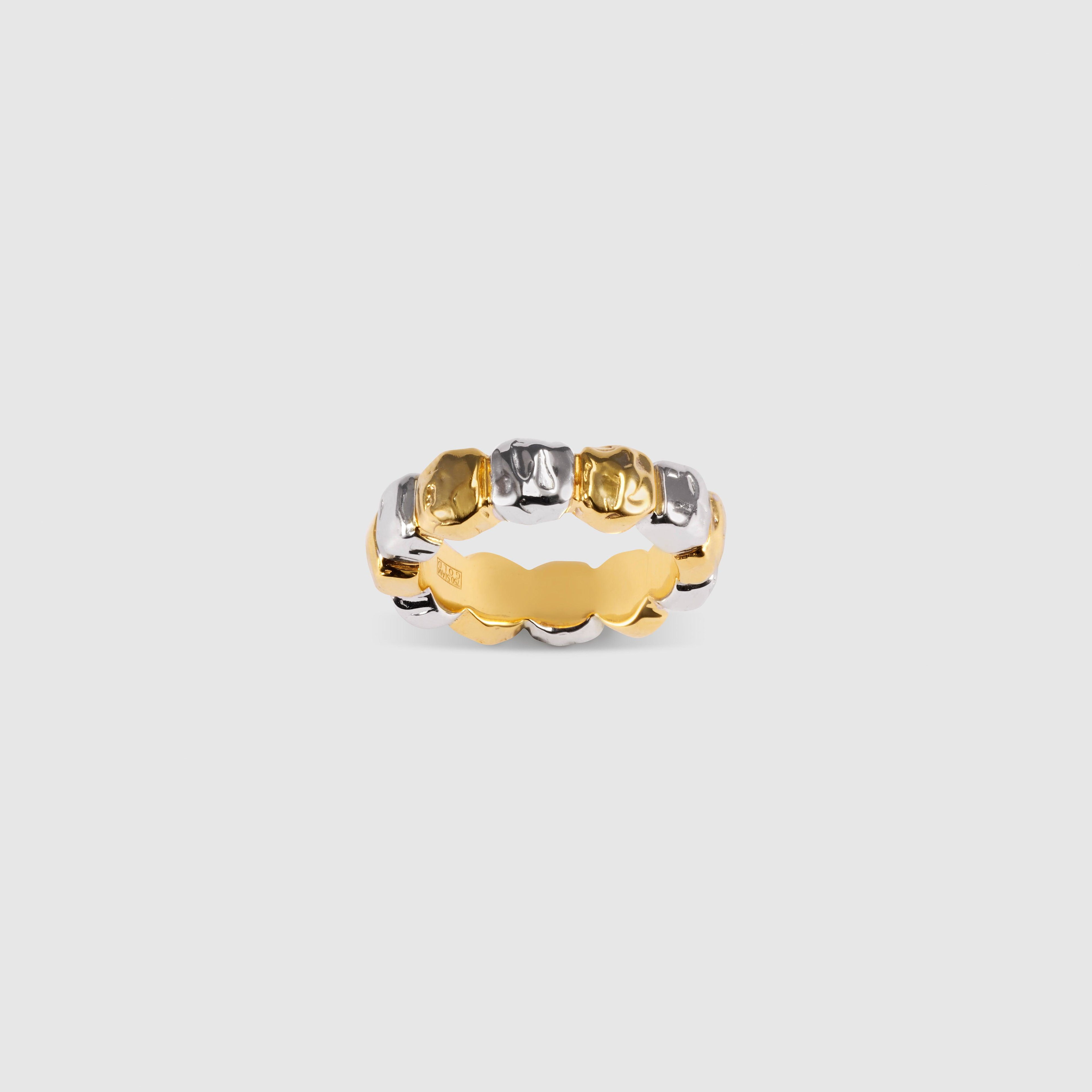 PATCHARAVIPA - Modal Ring II - (Yellow/White Gold) by PATCHARAVIPA