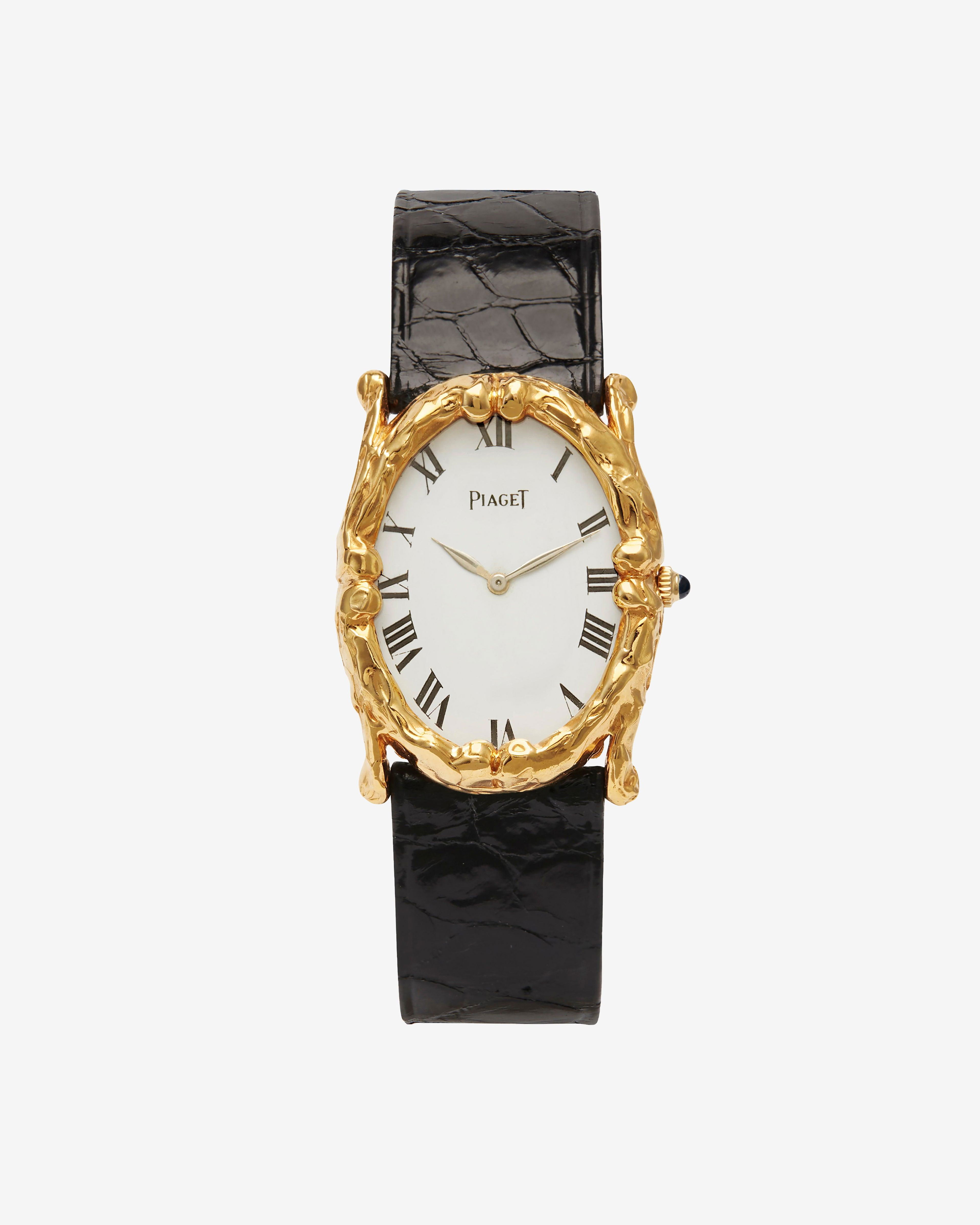 Patcharavipa - Customised Vintage Piaget Maximus Watch - (Yellow Gold) by PATCHARAVIPA