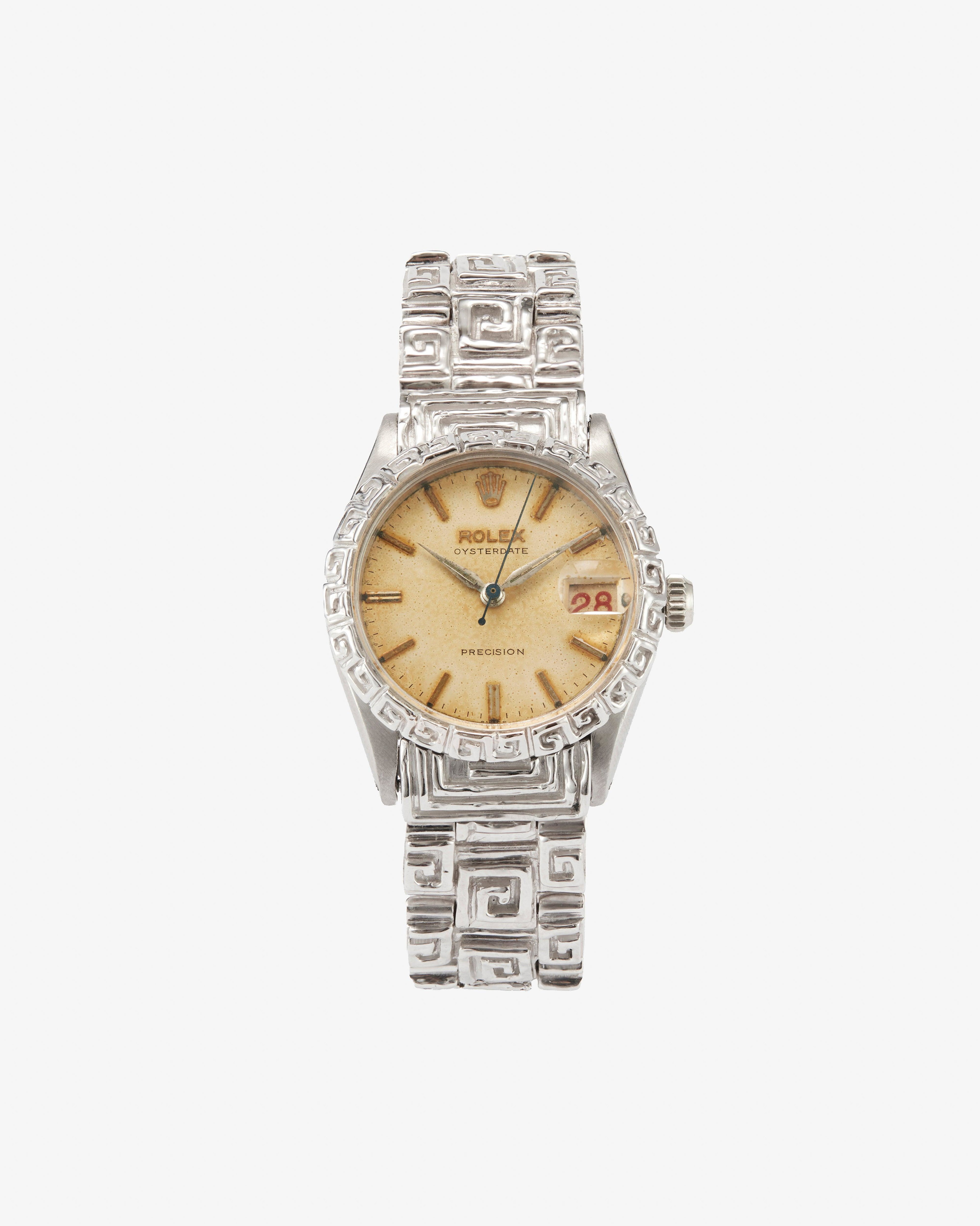Patcharavipa - Customised Vintage Rolex Oyster - (White Gold) by PATCHARAVIPA
