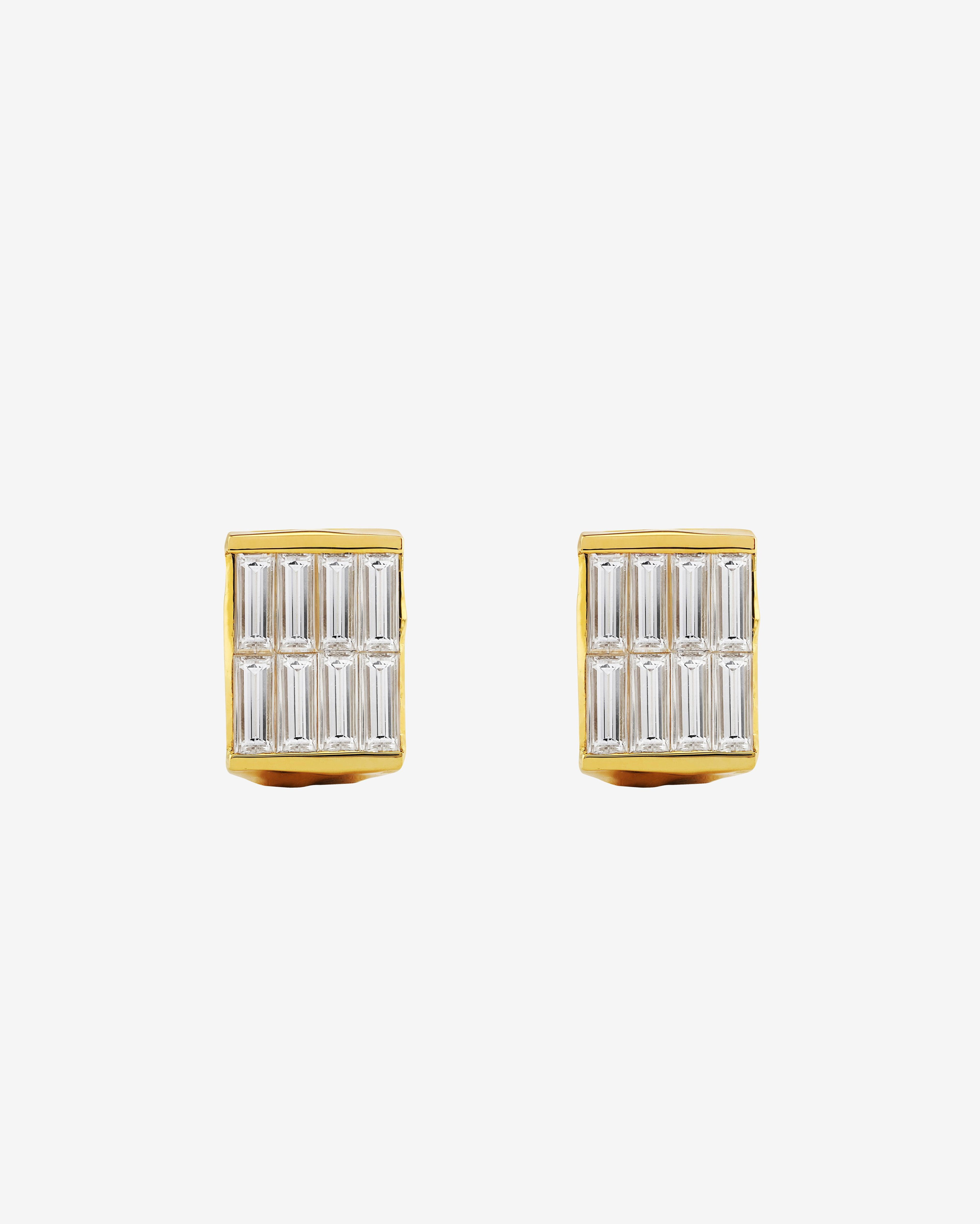 Patcharavipa - Women's Strobe Earrings - (Yellow Gold) by PATCHARAVIPA