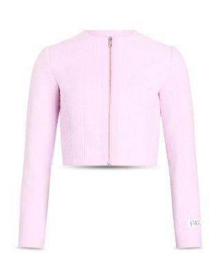 Collarless Zip Front Jacket by PATOU