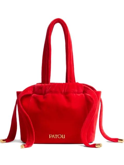 Evening velvet drawstring bag by PATOU