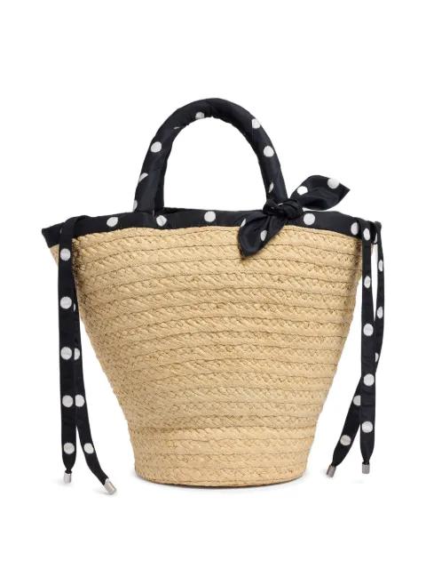 GM Couture polka-dot-detail tote bag by PATOU
