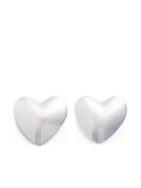 Heart clip earrings by PATOU