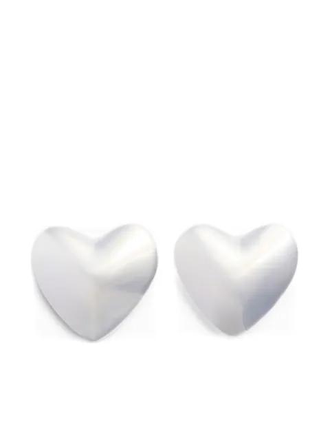 Heart earrings by PATOU