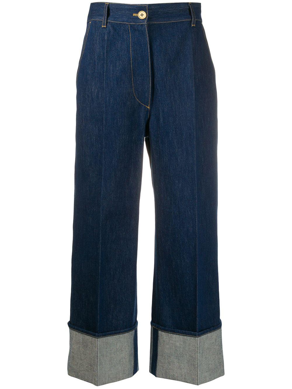 Iconic cuffed jeans by PATOU