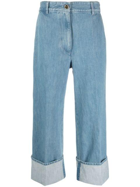 Iconic cuffed jeans by PATOU