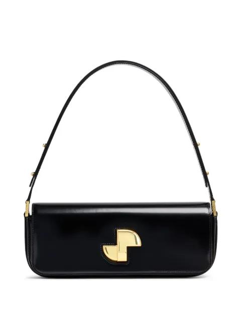 Le Lock leather shoulder bag by PATOU