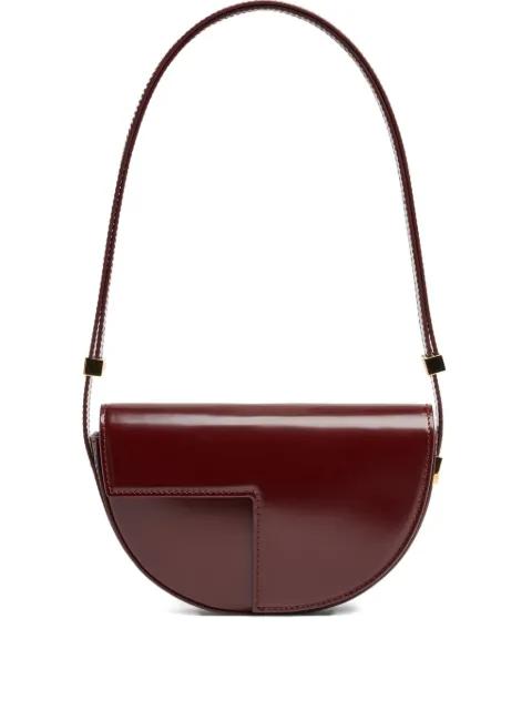 Le Patou half-moon leather shoulder bag by PATOU