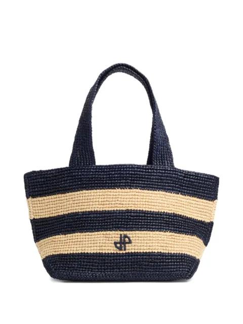 PM Trapeze striped tote bag by PATOU