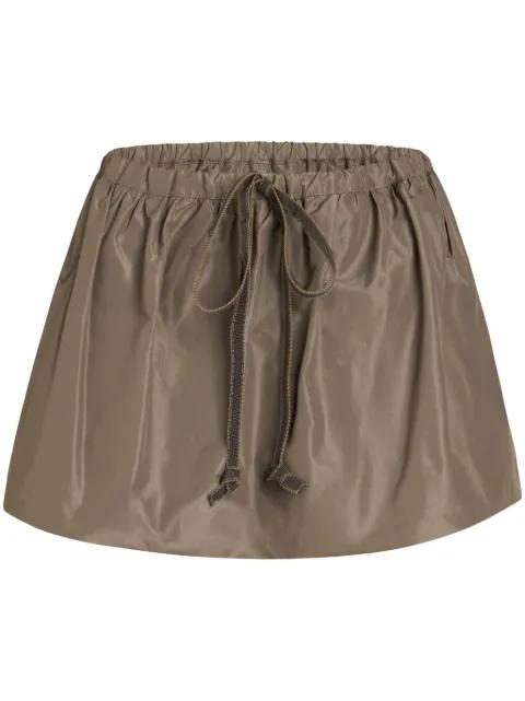 Puffy faille mini skirt by PATOU