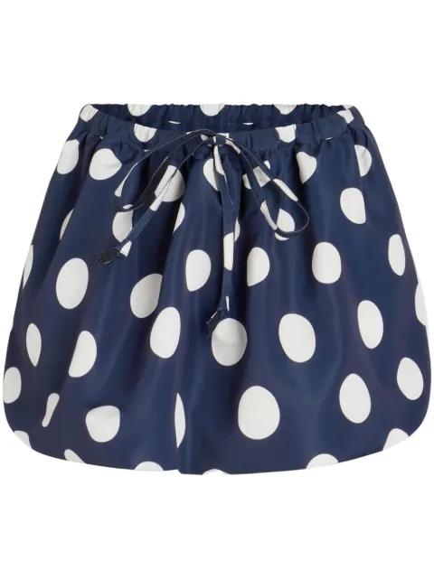 Puffy faille mini skirt by PATOU
