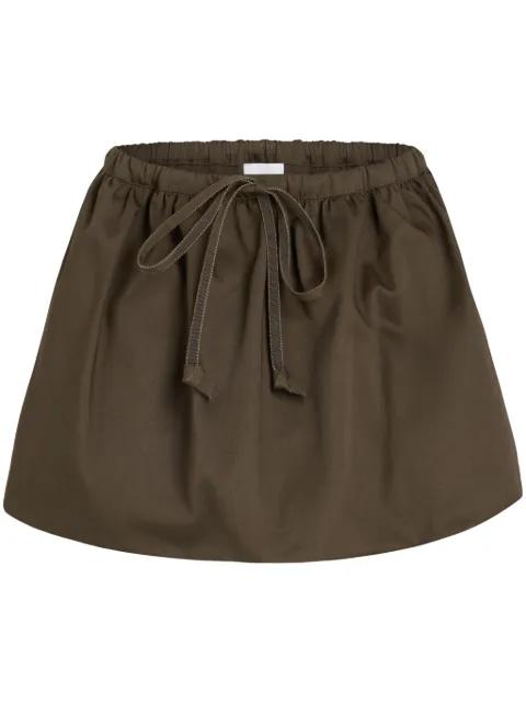Puffy gabardine mini skirt by PATOU