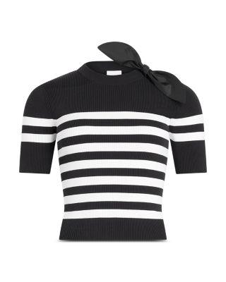 Striped Knitted Tee by PATOU