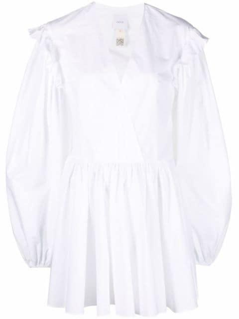 V-neck cotton dress by PATOU
