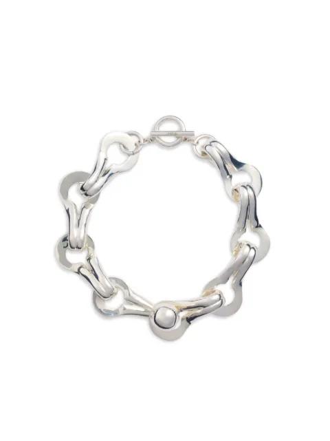 asymmetric chain necklace by PATOU