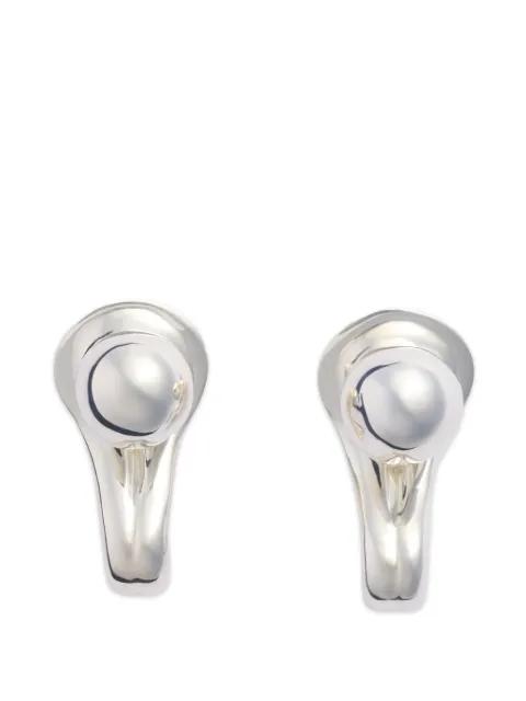 asymmetric stud earrings by PATOU