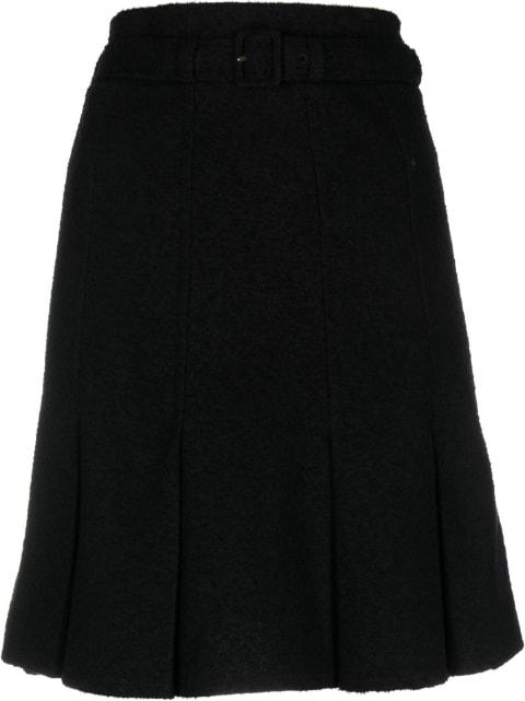 belted A-line skirt by PATOU