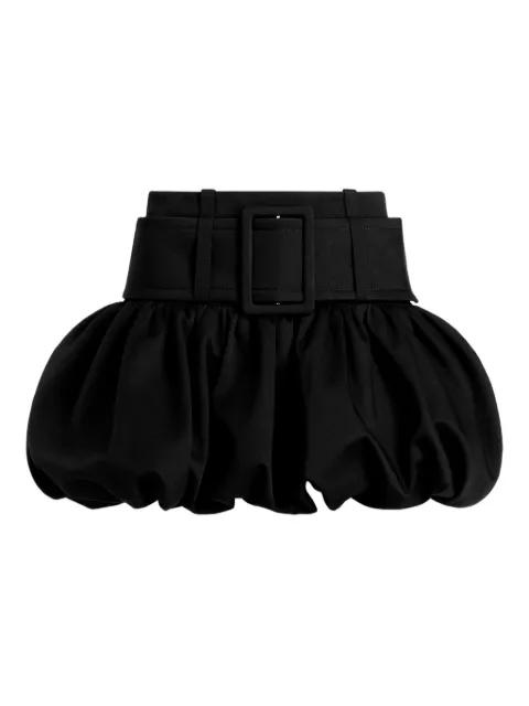 belted bubble mini skirt by PATOU
