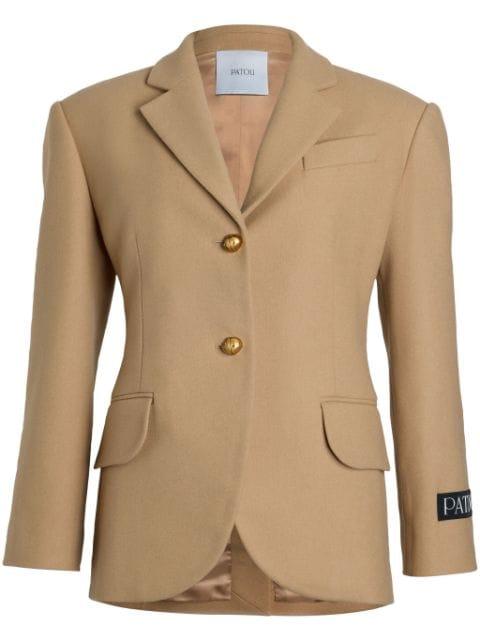 belted jacket by PATOU
