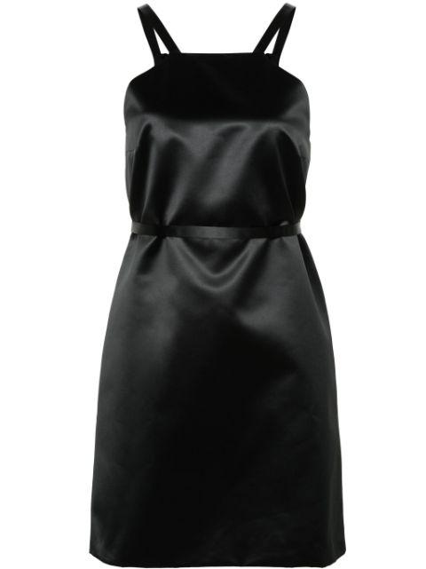 belted satin mini dress by PATOU