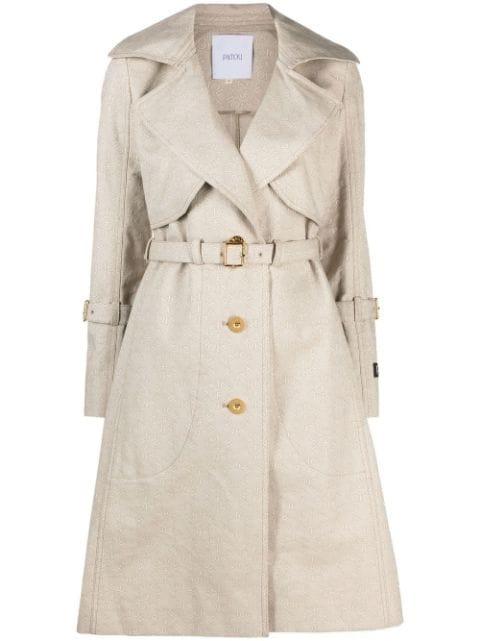 belted trench coat by PATOU