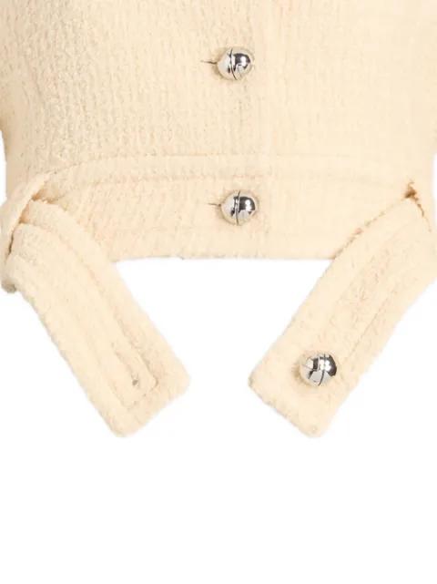 belted tweed jacket by PATOU