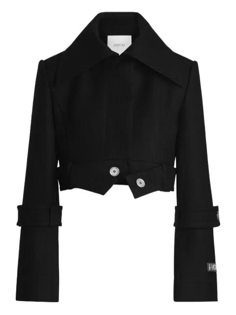belted wide-lapel jacket by PATOU