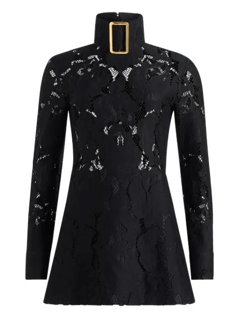 buckle-collar lace dress by PATOU