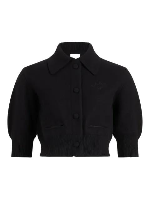 buttoned-up wool cardigan by PATOU