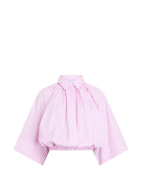 cropped striped shirt by PATOU