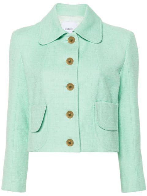 cropped tweed jacket by PATOU