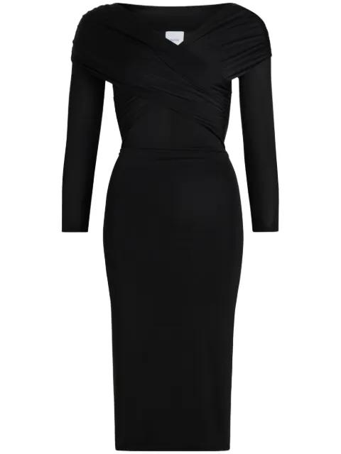 crossover-neck dress by PATOU