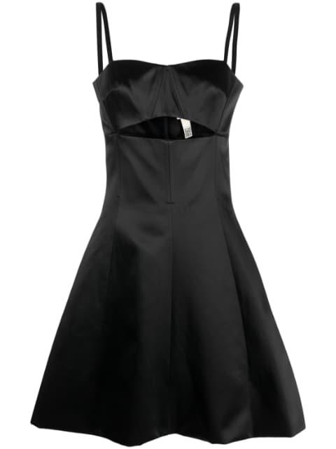 cut-out detail A-line minidress by PATOU