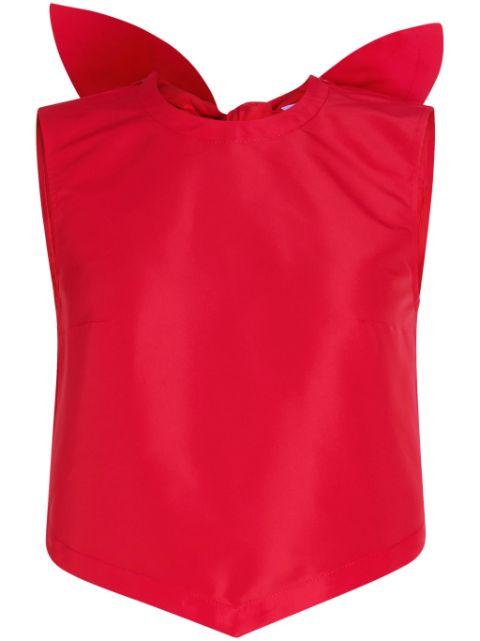 faille scarf top by PATOU