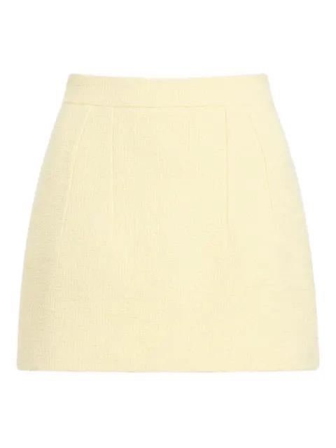 flat-front mini straight skirt by PATOU